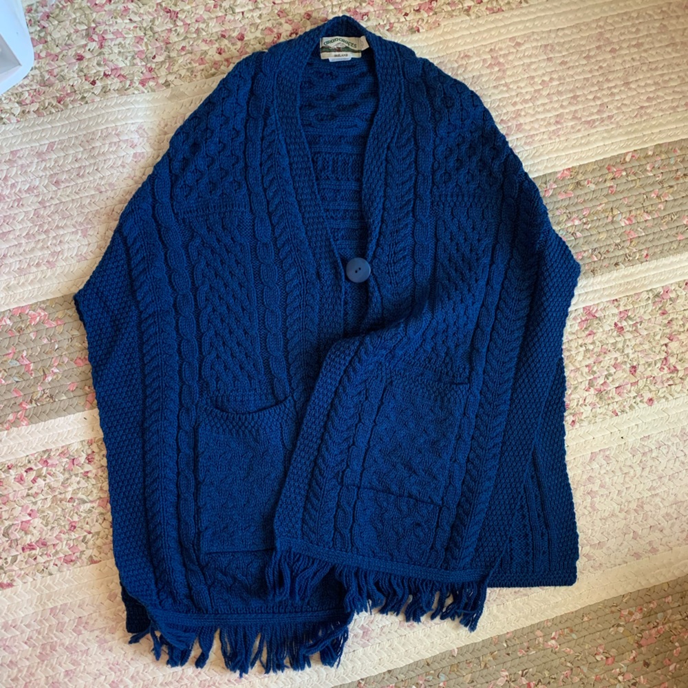 Aran Wool Shawl